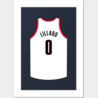 Damian Lillard Portland Jersey Qiangy Posters and Art